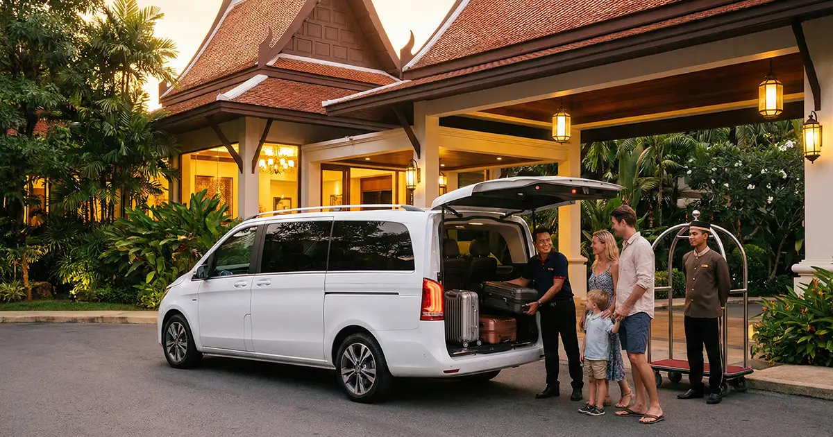 ส่งถึงโรงแรม - SunSeaRapidsCare บริการเช่ารถตู้ VIP